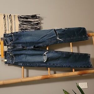 BDG Distressed Straight Leg Jeans